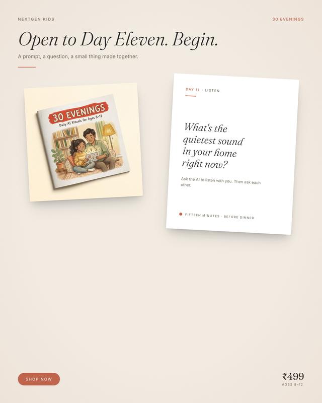 Product and insert cards staged in one generation.